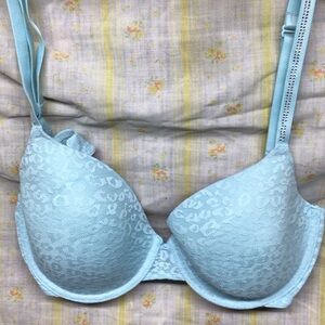 PINK Victoria's Secret Light Blue Bra